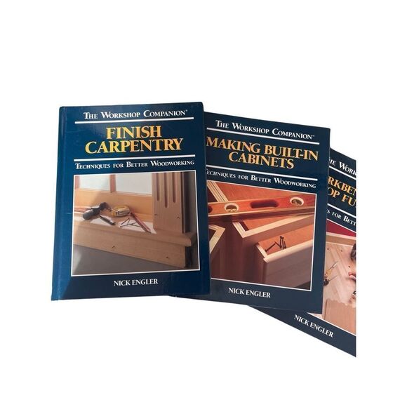 Seven (7) Educational Carpentry Books The Workshop Company & Woodworkers Journal - Picture 4 of 11